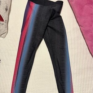 Ultracor Black and Red Gradient Leggings